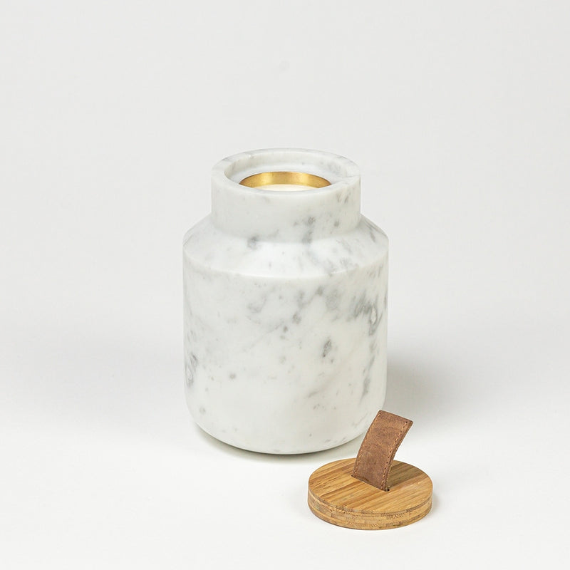 Handle Candle Holder Carrara