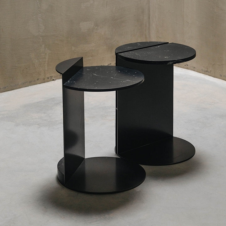 Linea Nero Marquina Side Table