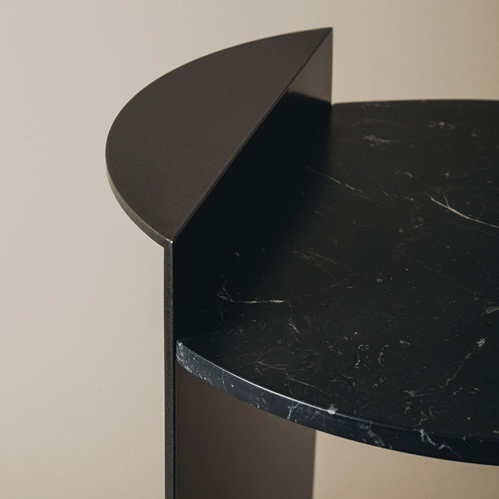 Linea Nero Marquina Side Table