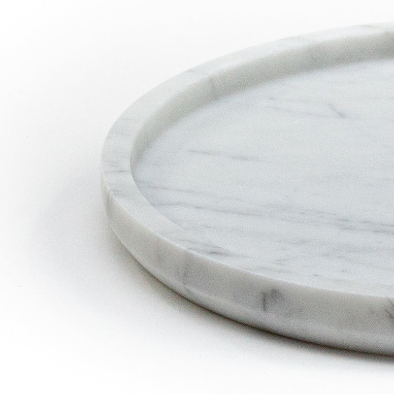 Round Plate Carrara